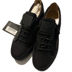 Giuseppe Zanotti Black Sneakers – Size 40 – NEW w/ Tags